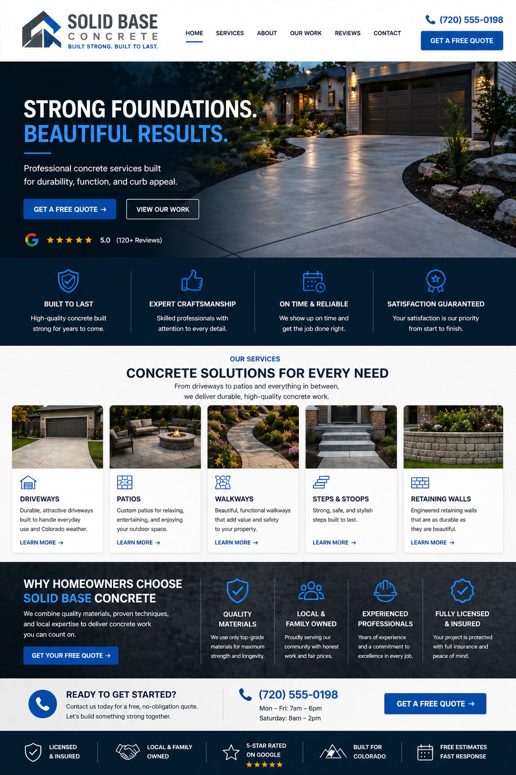 Cleaning website example